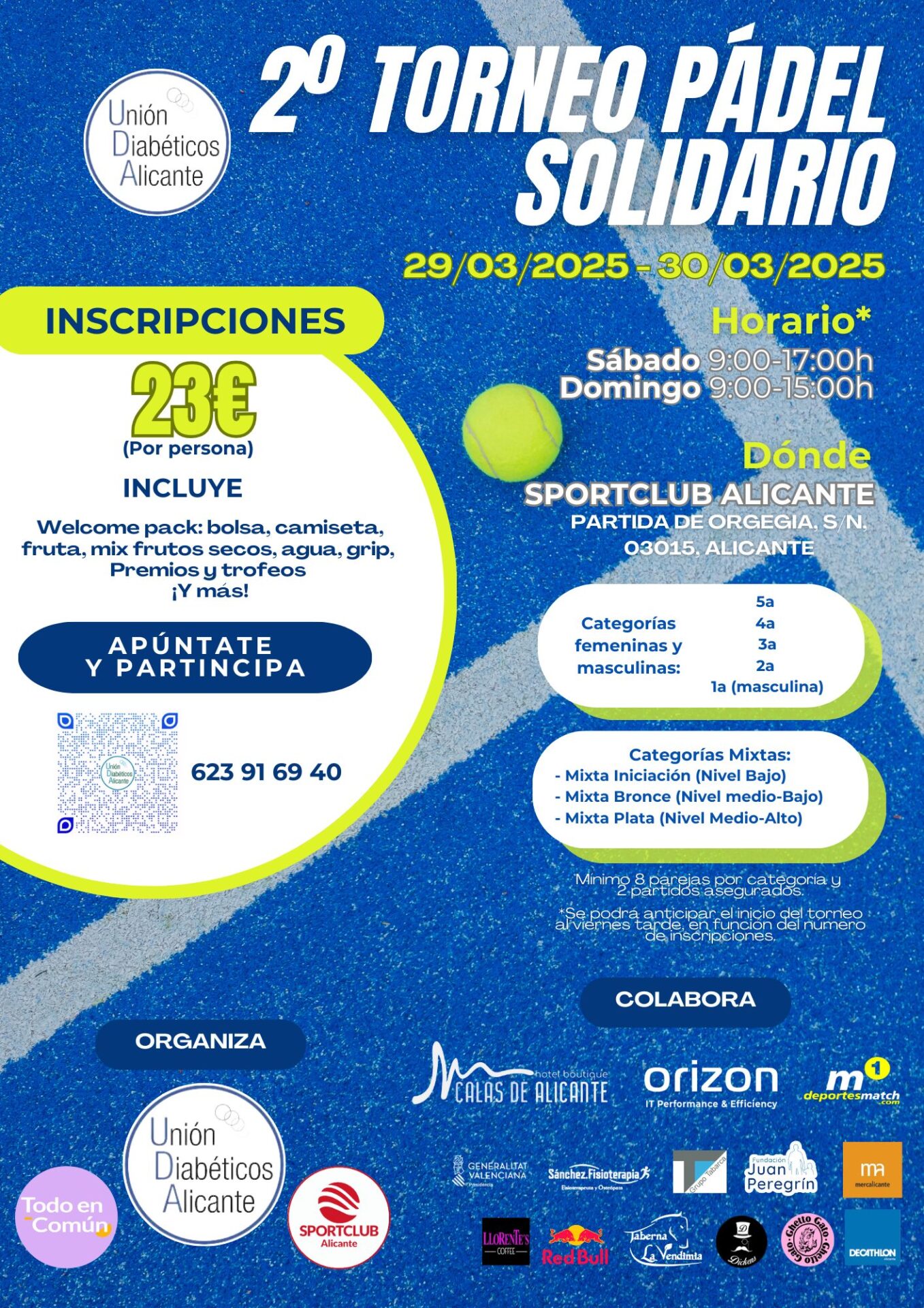2º Torneo de Pádel Solidario U.D.A.