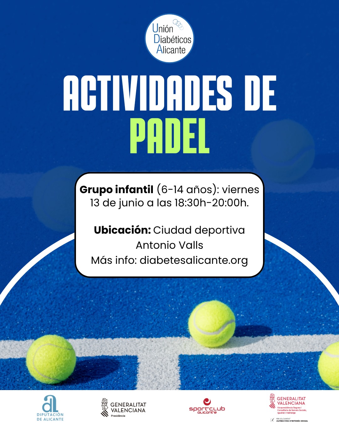 Actividades deportivas  Pádel
