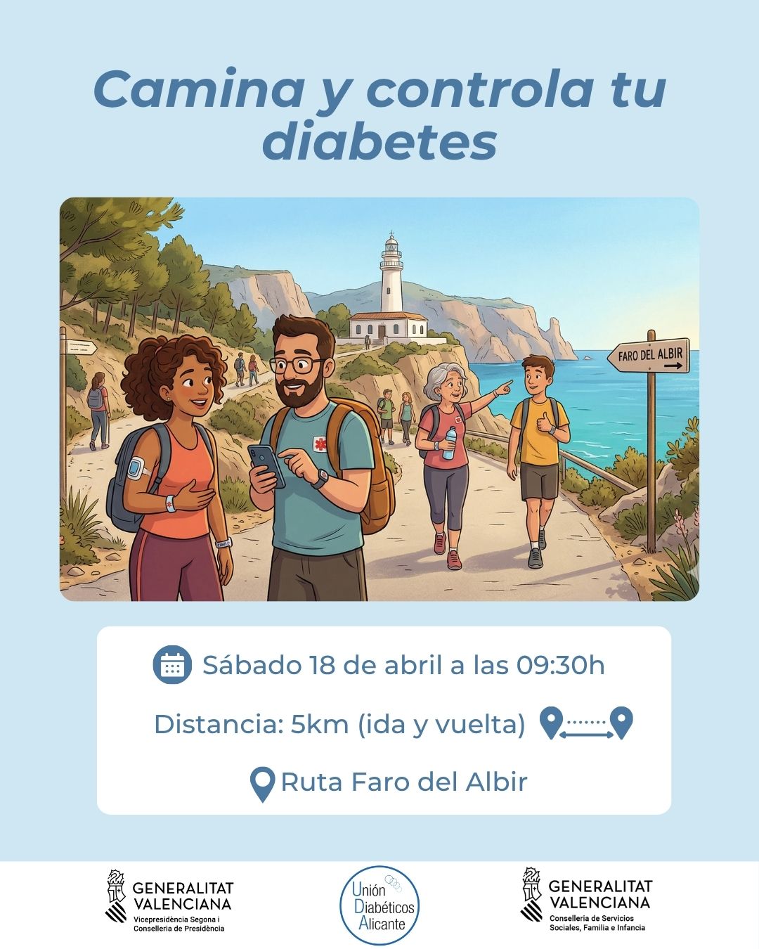 Camina y controla tu diabetes