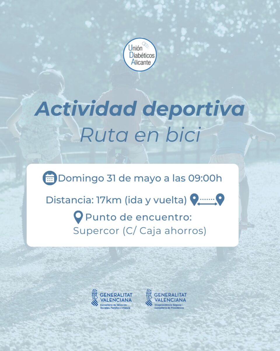 ACTIVIDAD DEPORTIVA: RUTA EN BICI